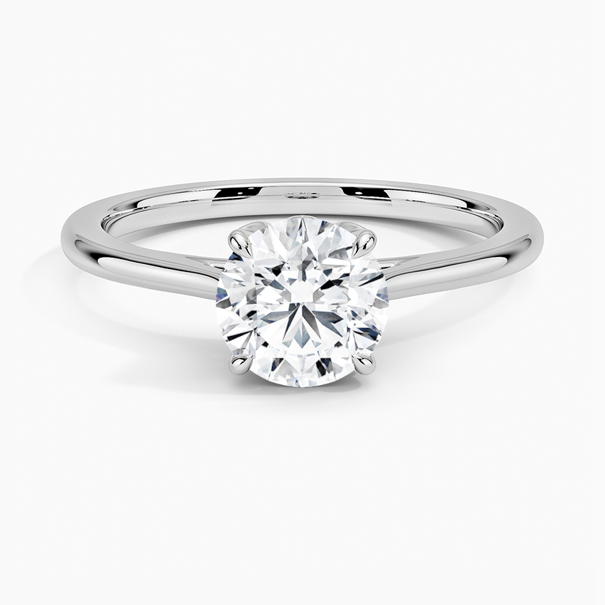 Petal Solitaire Ring