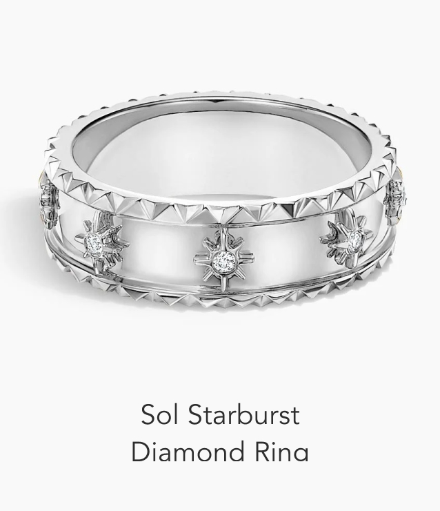 Sol Starburst Diamond Ring