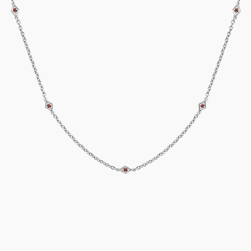 Marquesa Strand Garnet Necklace