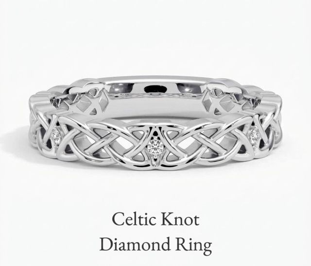 Celtic Knot Diamond Ring
