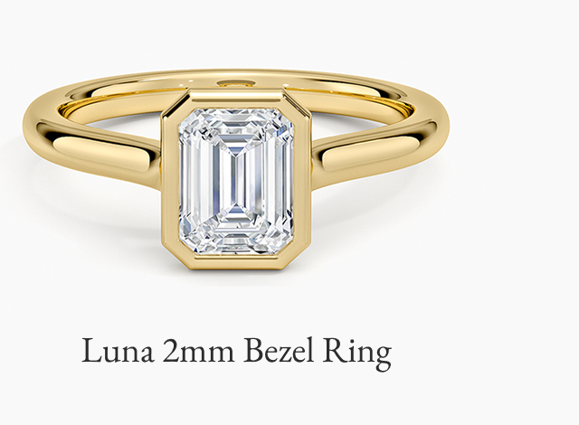 Luna 2mm Bezel Ring