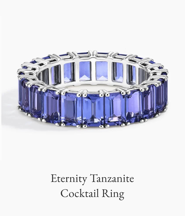 Eternity Tanzanite Cocktail Ring