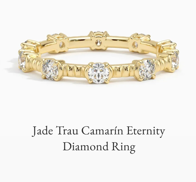 Jade Trau Camarín Eternity Diamond Ring