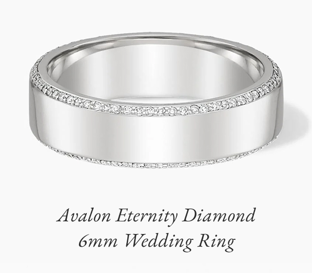 Avalon Eternity Diamond 6mm Wedding Ring