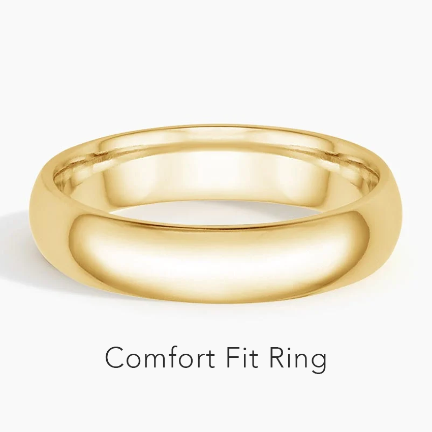 Comfort Fit 5mm Wedding Ring