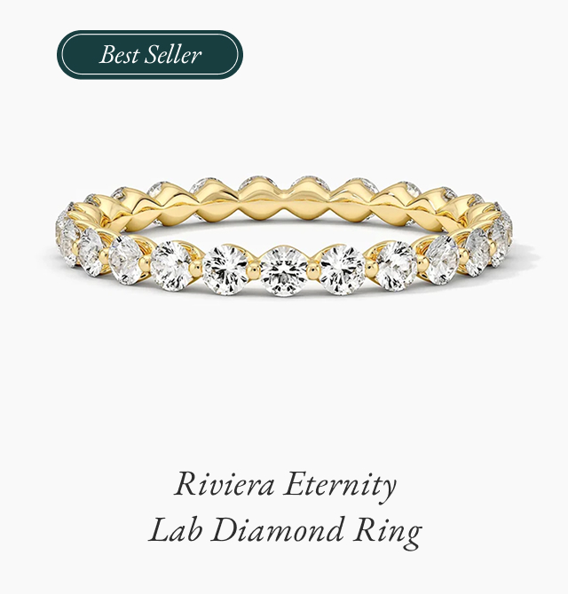 Riviera Eternity Lab Diamond Ring