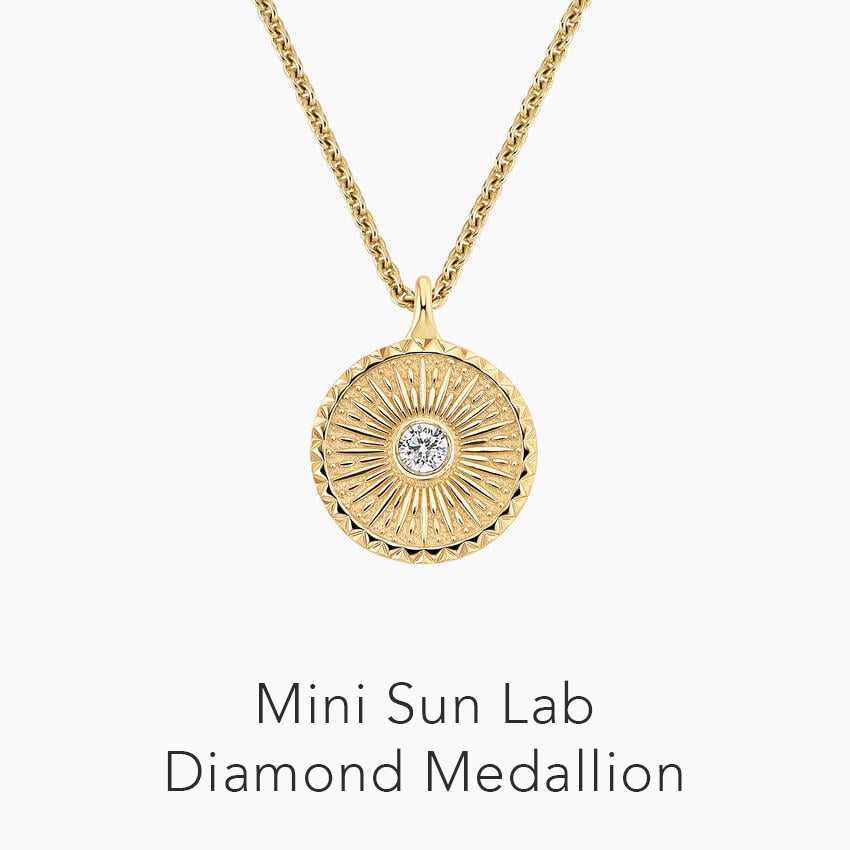Mini Sun Lab Diamond Medallion