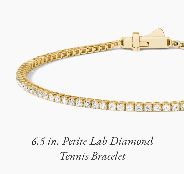 6.5 in. Petite Lab Diamond Tennis Bracelet