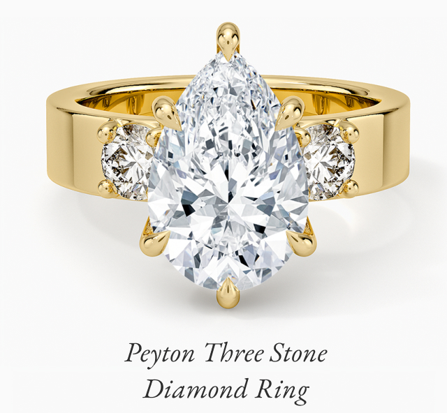 Peyton Three Stone Diamond Ring