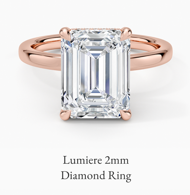 Lumiere 2mm Diamond Ring 