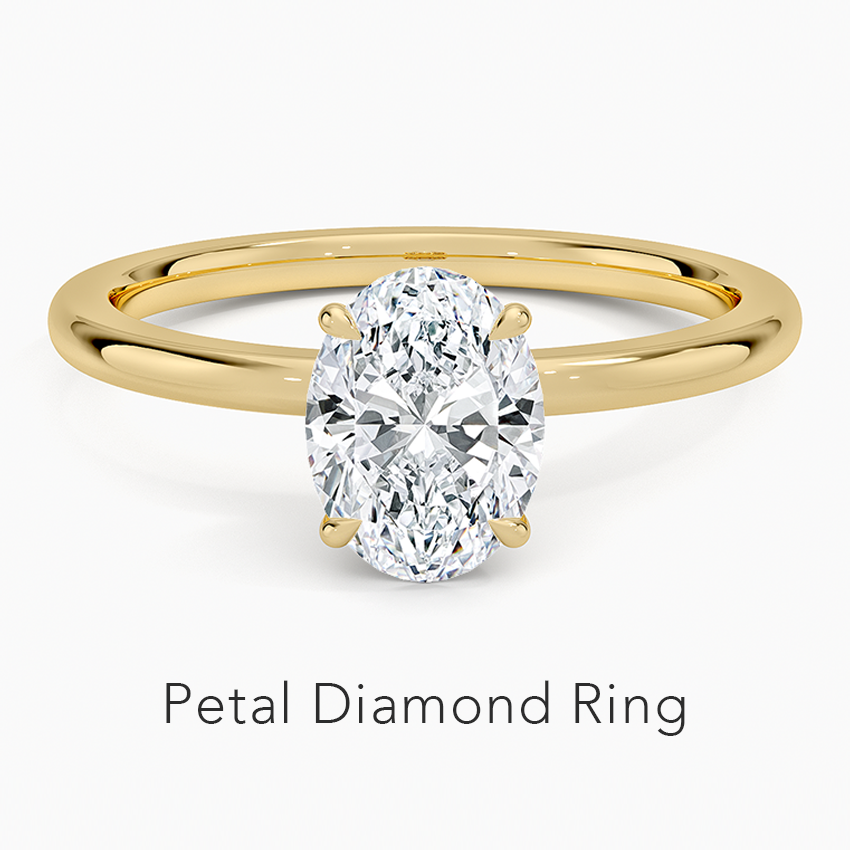 Petal 1.5mm Diamond Engagement Ring