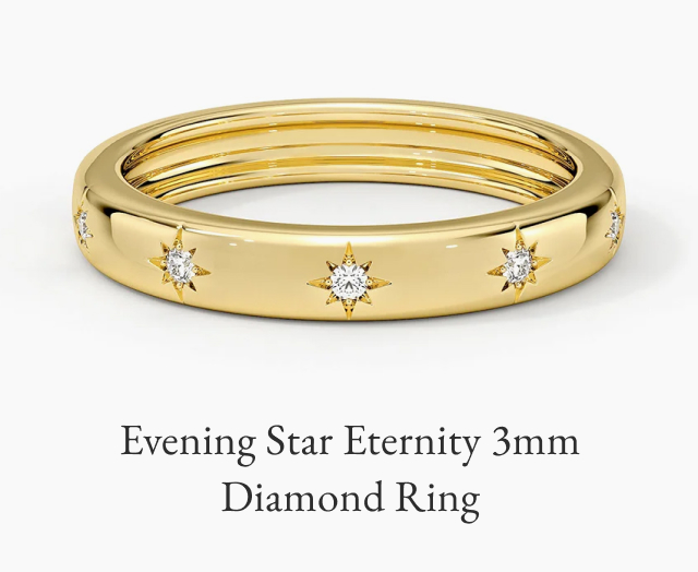 Evening Star Eternity 3mm Diamond Ring