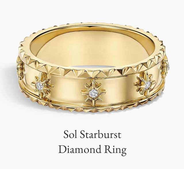 Sol Starburst Diamond Ring