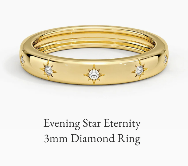 Evening Star Eternity 3mm Diamond Ring