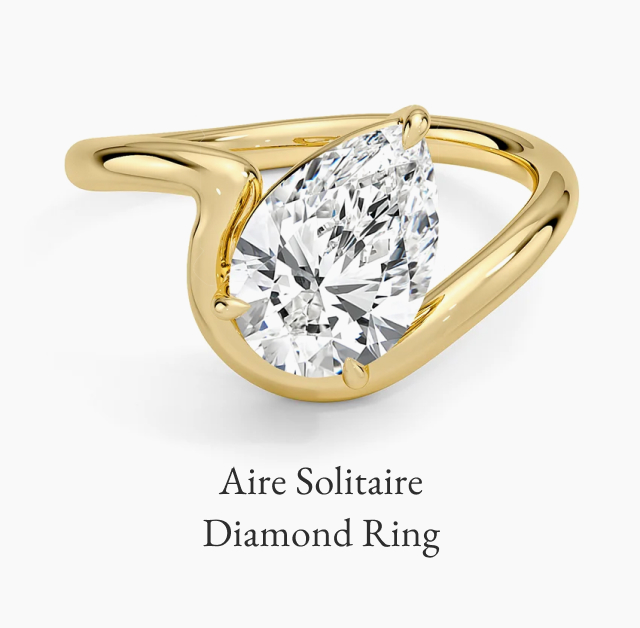 Aire Solitaire Ring