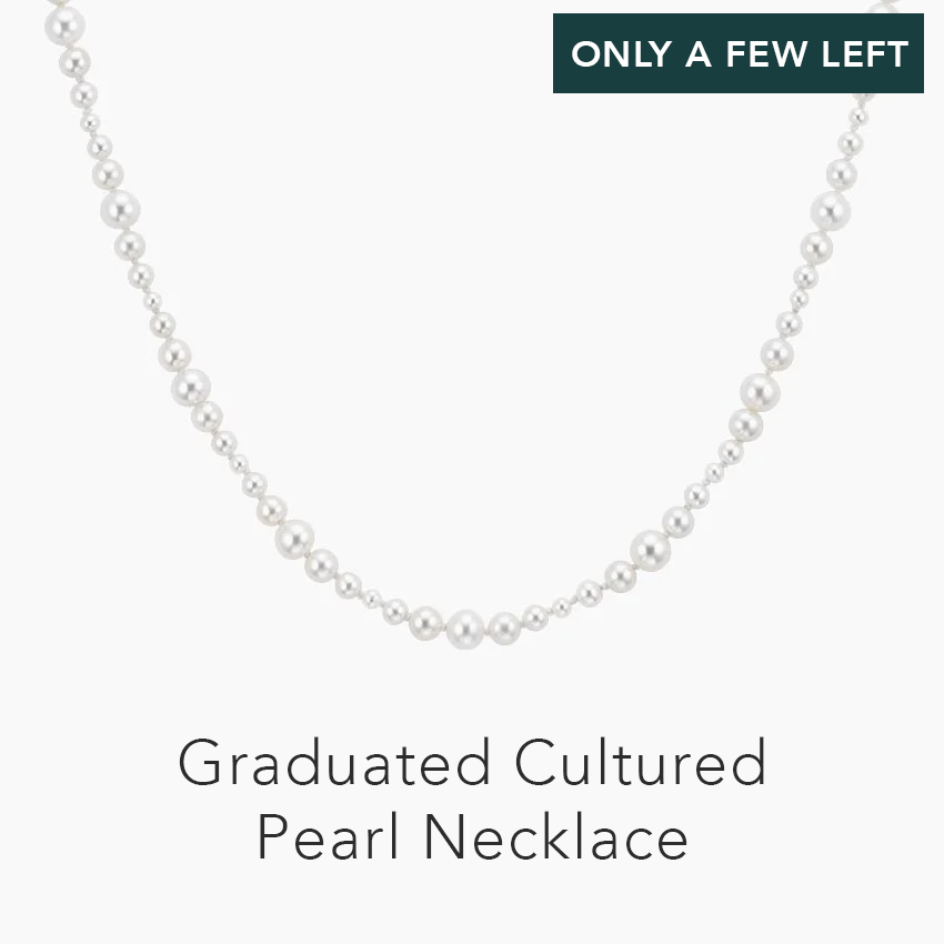 Graduated Cultured Pearl 16 in. Necklace