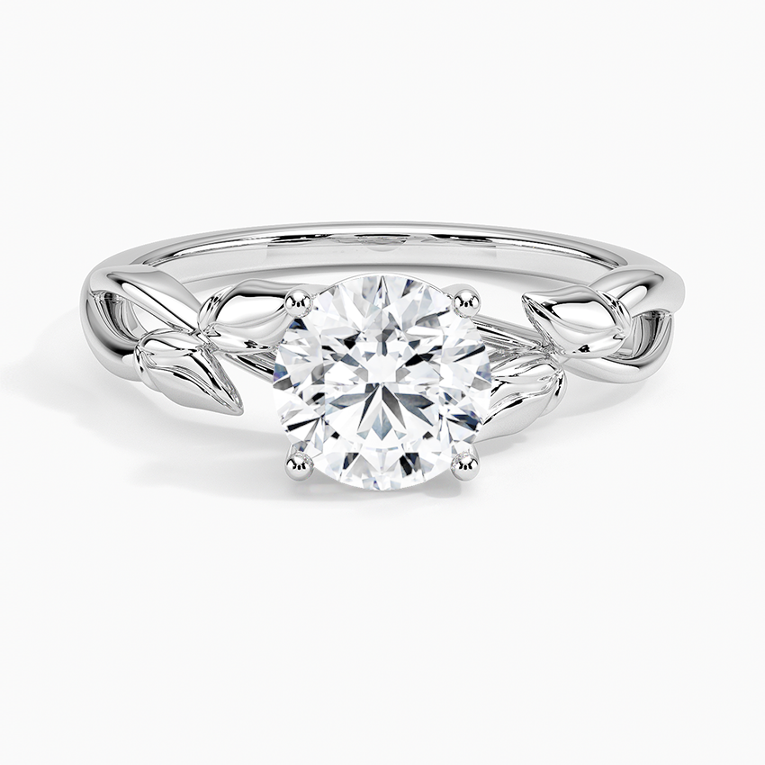 Budding Willow Solitaire Ring