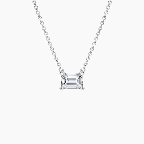 Horizontal Diamond Pendant