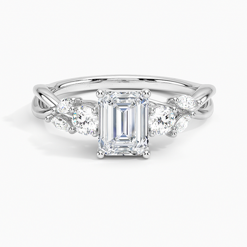 Willow Three Stone Diamond Ring