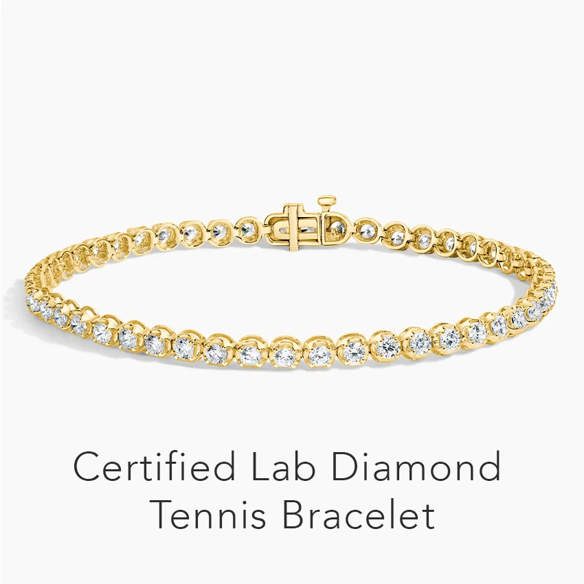 Certified Lab Diamond Tennis Bracelet