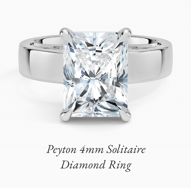 Peyton 4mm Solitaire Ring
