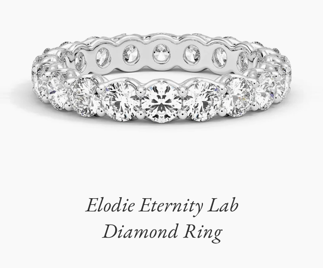 Elodie Eternity Lab Diamond Ring