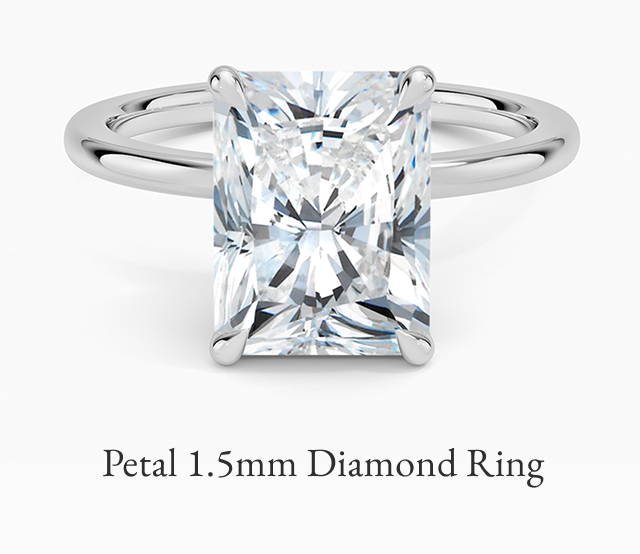 Petal 1.5mm Diamond Ring