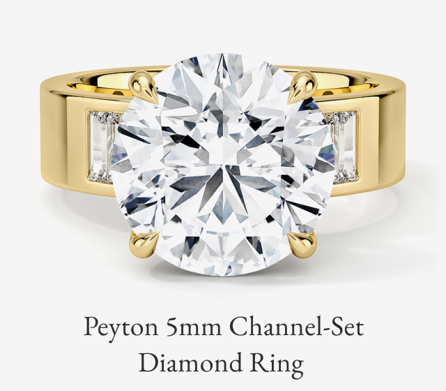 Peyton 5mm Channel-Set Diamond Ring