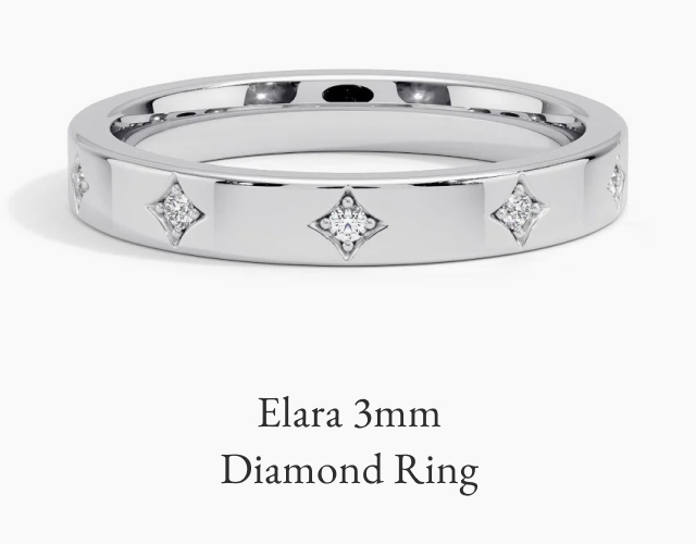 Elara 3mm Diamond Ring