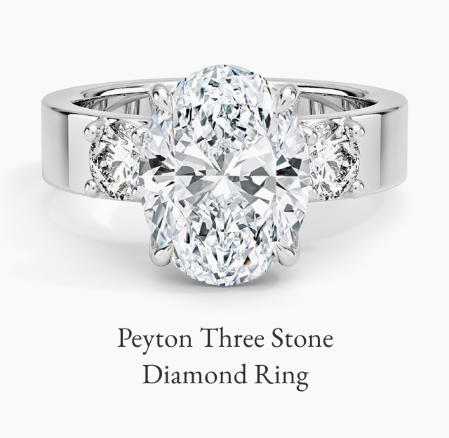 Peyton Three Stone Diamond Ring 