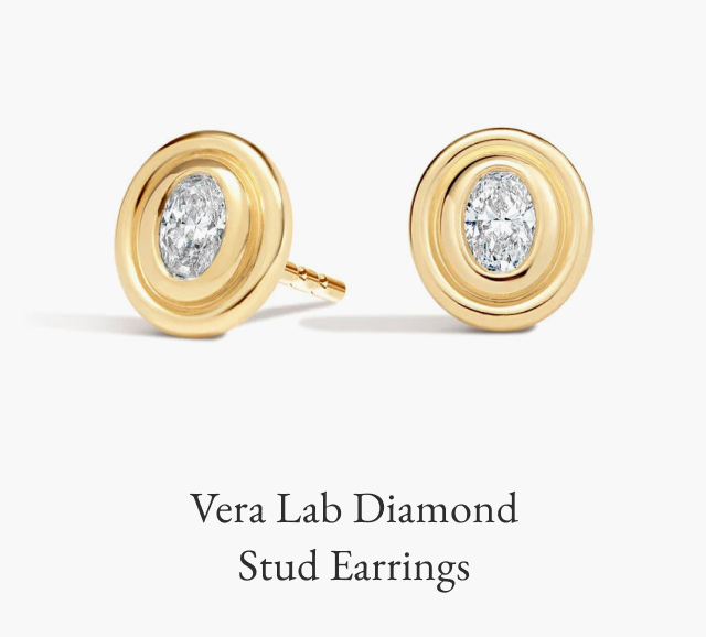 Vera Lab Diamond Stud Earrings