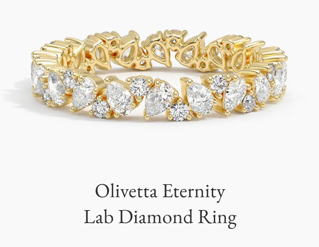 Olivetta Eternity Lab Diamond Ring