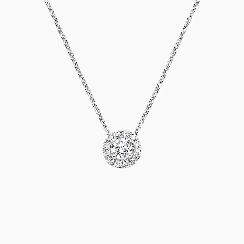 Diamond Halo Pendant