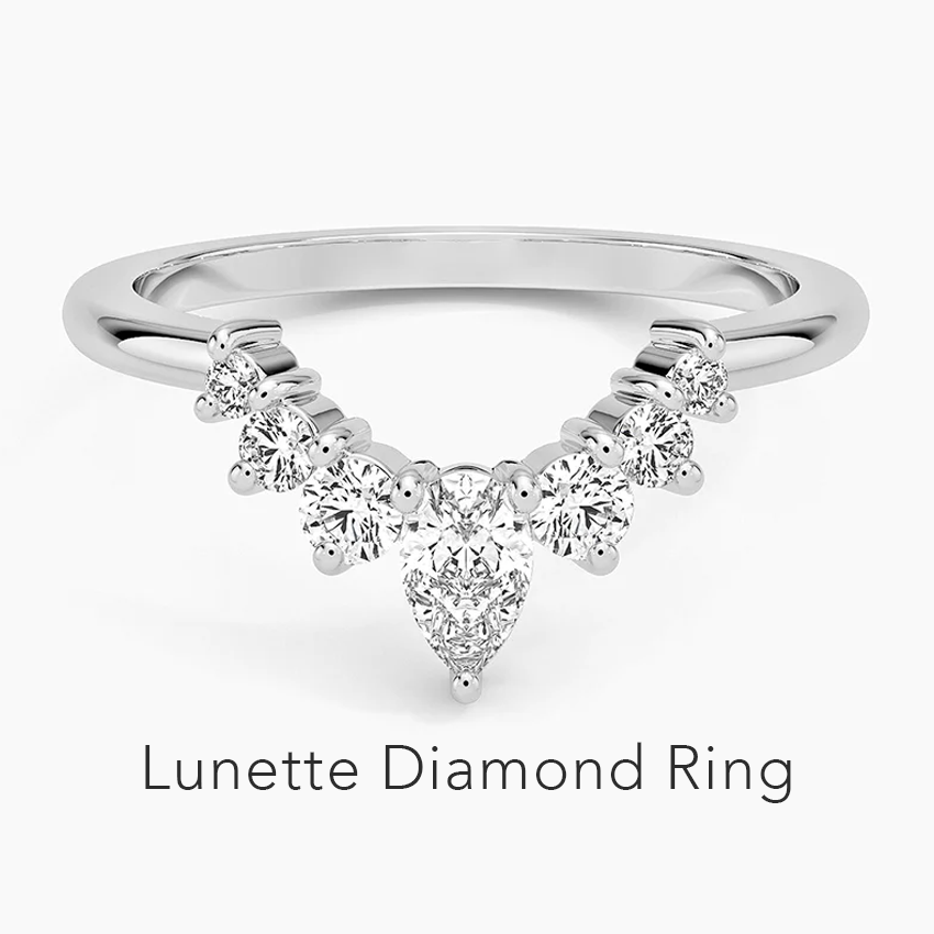 Lunette Diamond Ring