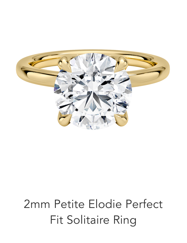 2mm Petite Elodie Perfect Fit Solitaire Ring