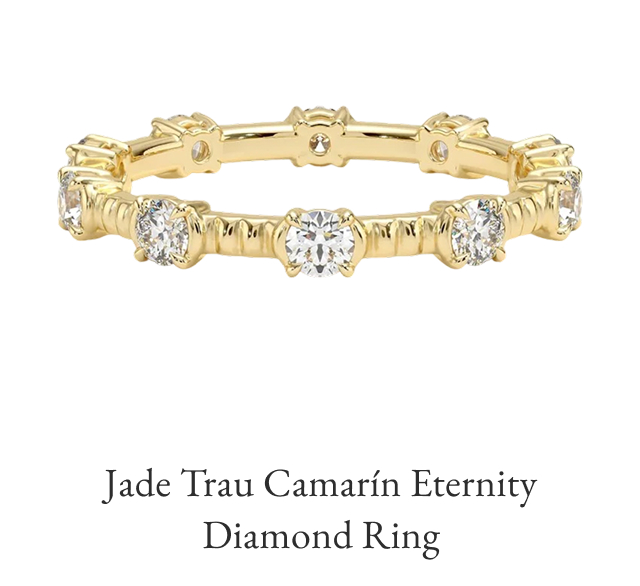Jade Trau Camarín Eternity Diamond Ring