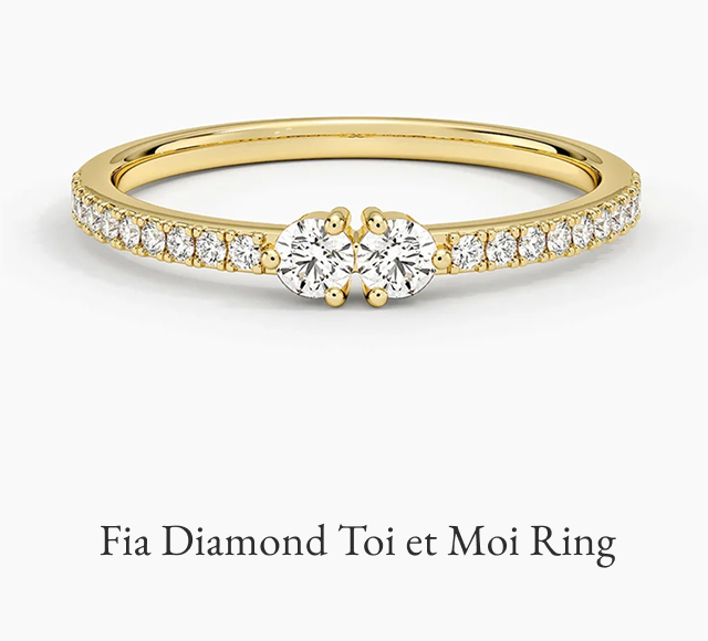 Fia Diamond Toi et Moi Ring