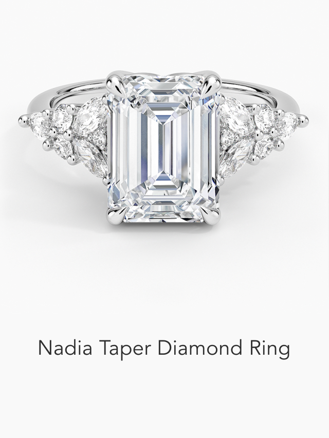 Nadia Taper Diamond Ring