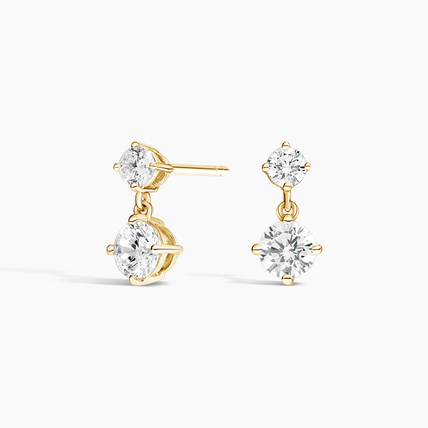 Diamond Drop Earrings