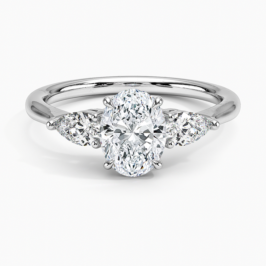 Opera Three Stone Diamond Ring