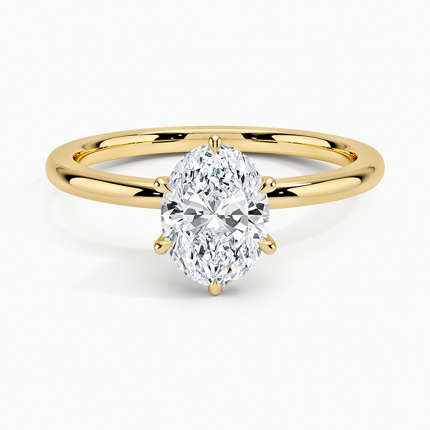 Petal Six Prong Diamond Ring