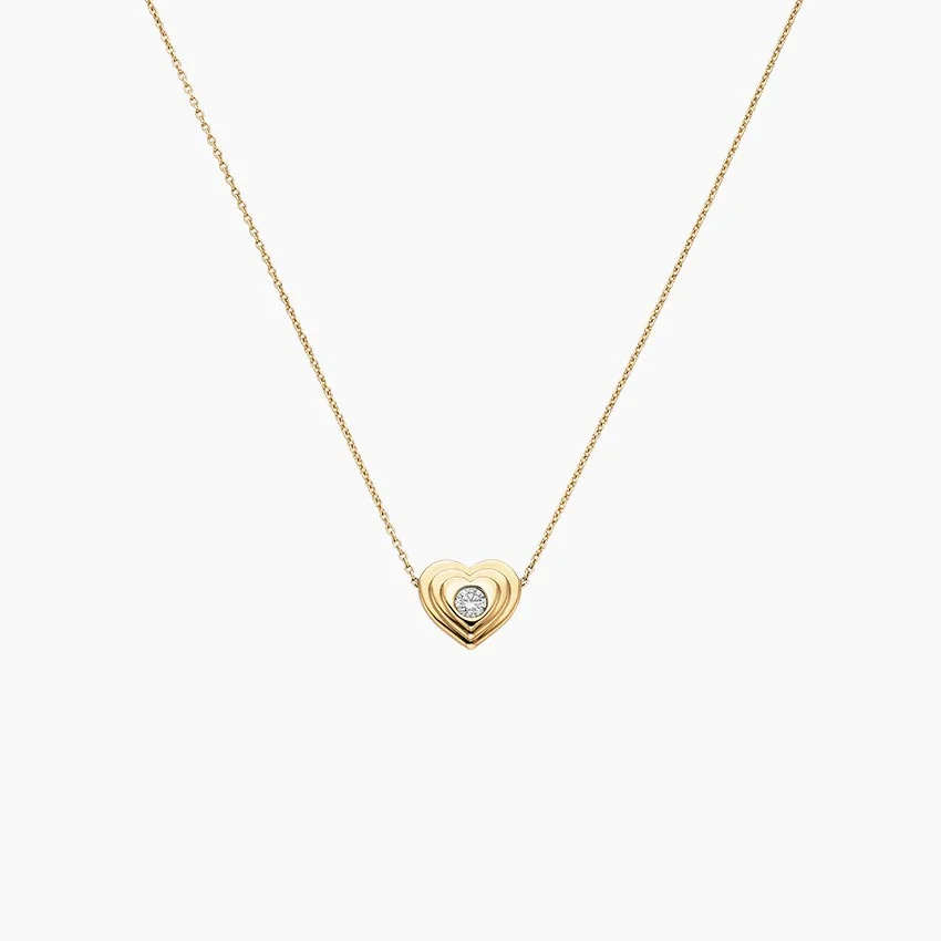 Sweetheart Lab Diamond Pendant Necklace