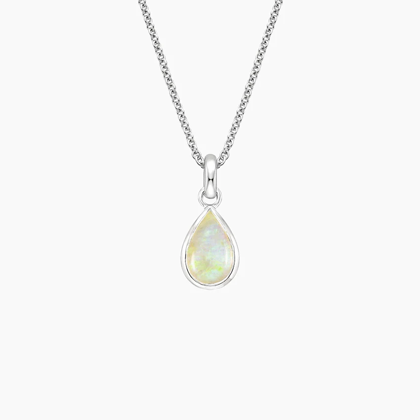 Teardrop Opal Pendant