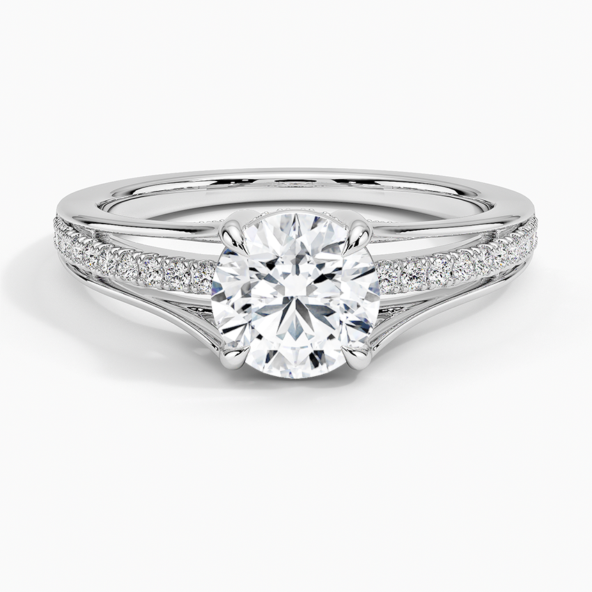 Tressa Split Shank Diamond Ring