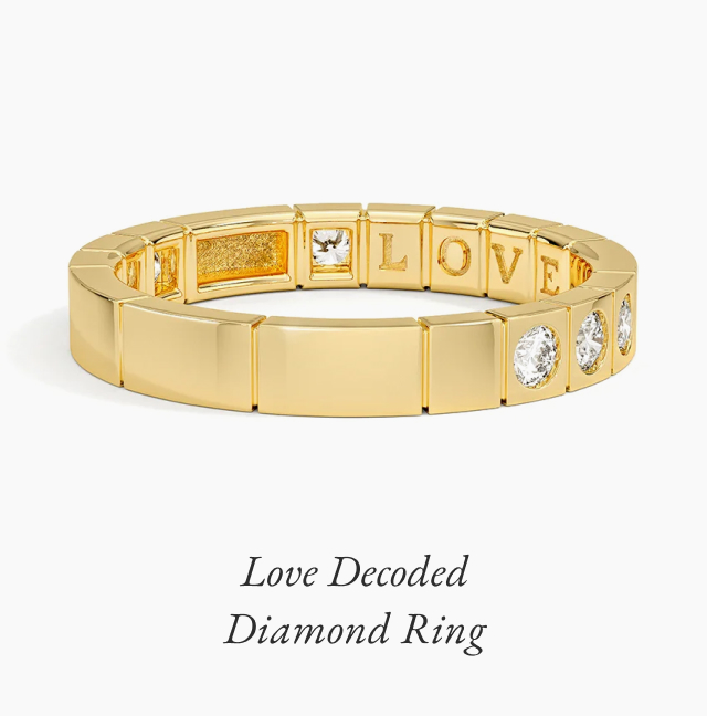 Love Decoded Diamond Ring