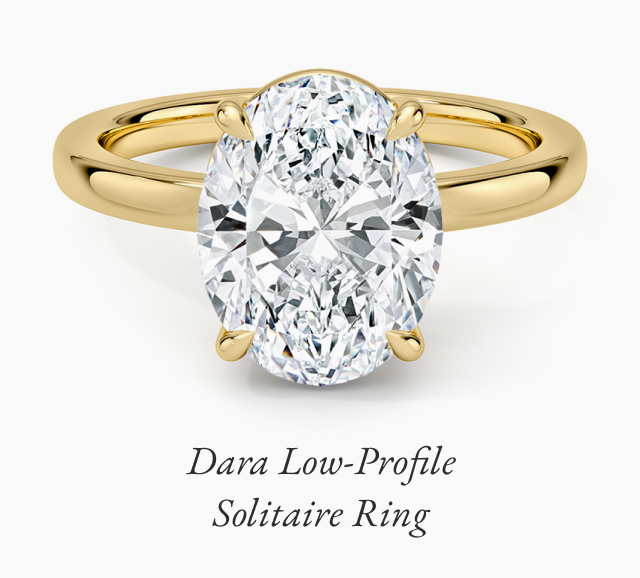 Dara Low-Profile Solitaire Ring