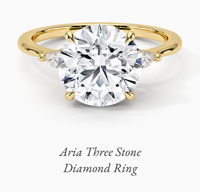 Aria Three Stone Diamond Ring 