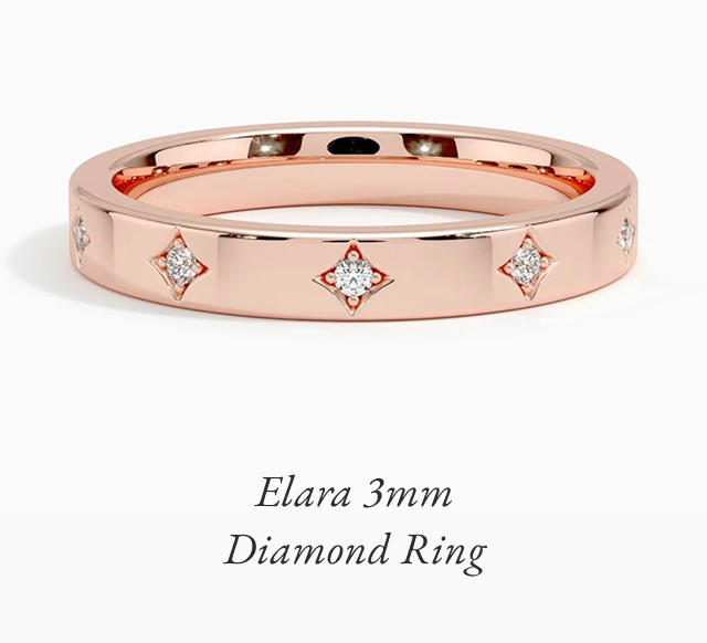 Elara 3mm Diamond Ring