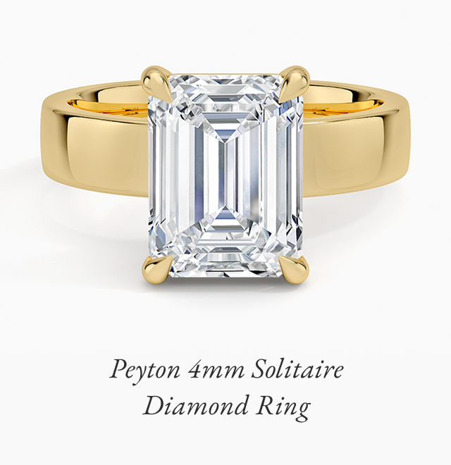 Peyton 4mm Solitaire Ring