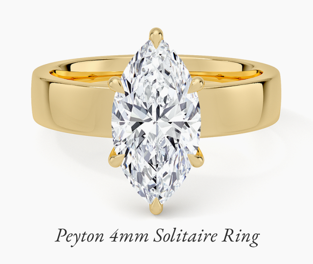 Peyton 4mm Solitaire Ring